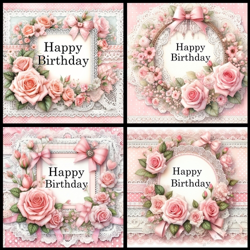floral card fronts - CUP1304426_73451 | Craftsuprint