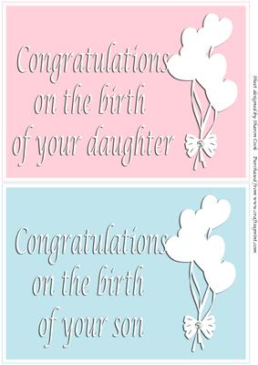 Congratulations Son Daughter Cup 1779 Craftsuprint