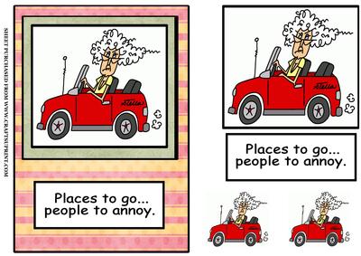 Places to Go Quick Card Front - CUP55883_539 | Craftsuprint