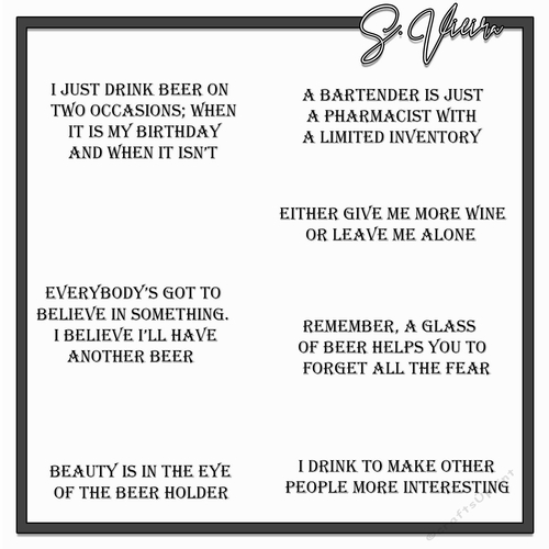 Drink quotes mixed CUP1106365_2357 Craftsuprint