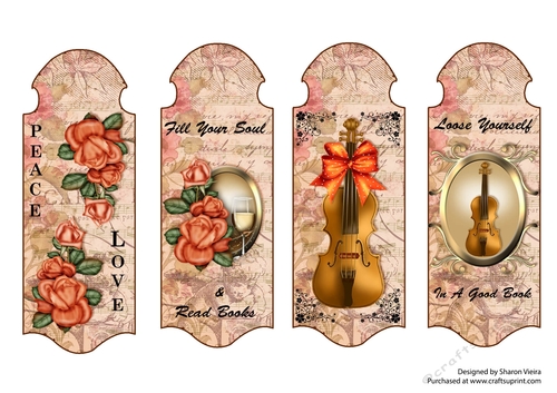 Musical Bookmarks - CUP722921_2357 | Craftsuprint