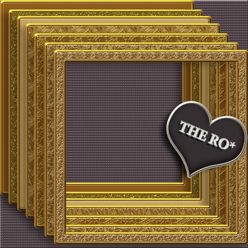 Gold Trim Gold Plated Frames CUP822484_2357 Craftsuprint