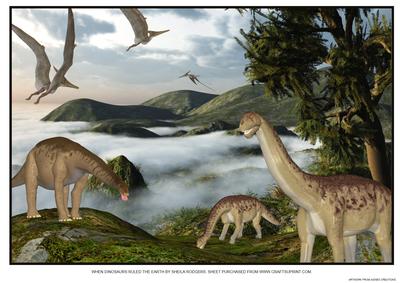 When Dinosaurs Ruled the Earth - CUP77357_66 | Craftsuprint