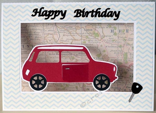 Mini Car Card with Birthday &amp; Fathers Day Sentiments - CUP873527_40382 ...