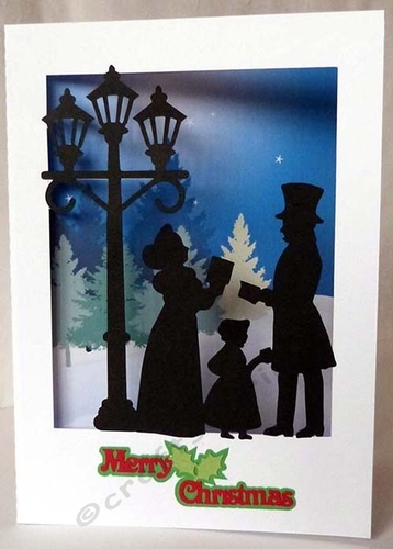 Christmas Carolers Card - CUP923563_40382 | Craftsuprint
