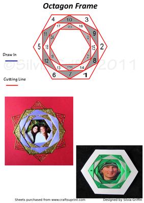 Octogen Photo Frame Octagon Frame - CUP378593_262 | Craftsuprint