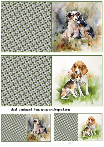 2 Square dog notelets 1 - CUP1220329_659 | Craftsuprint