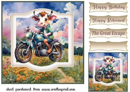The great escape card front 1 - CUP1220673_659 | Craftsuprint