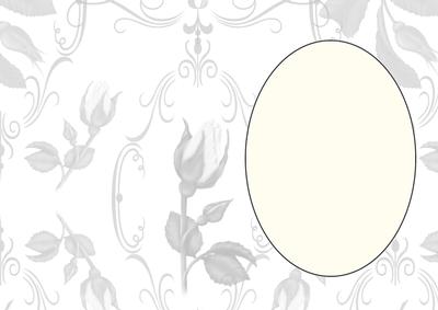 White and Grey Rose Insert 2 - CUP399490_659 | Craftsuprint
