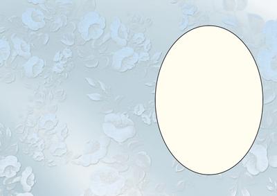 Blue Matte Insert Blue Floral Satin Insert 1 - CUP401680_659 | Craftsuprint