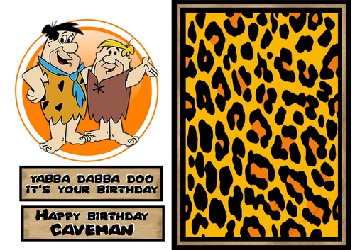 Flintstone Birthday - CUP850862_81178 | Craftsuprint