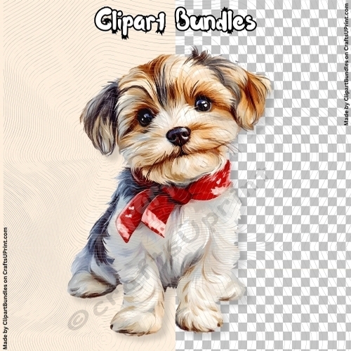 Cute Valentines/Romance Puppy Clipart (4096px x 4096px, 300dpi, .png ...