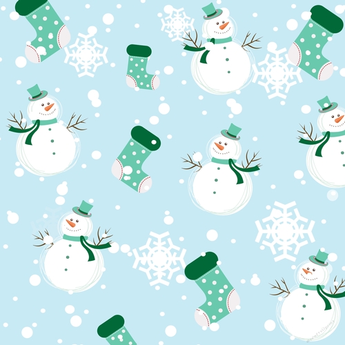 Digital Papers - Christmas snowman digital patterns - CUP920298_83612 ...