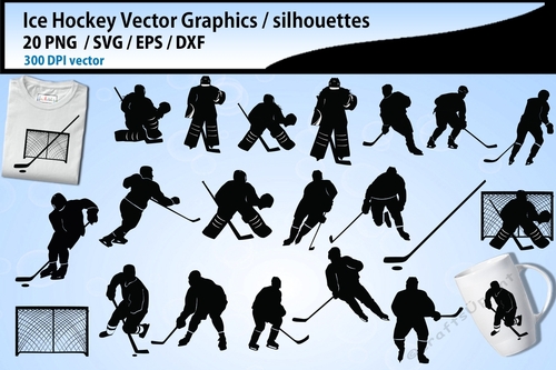 Download Ice Hockey Svg Silhouette Bundle Cup953916 83612 Craftsuprint PSD Mockup Templates