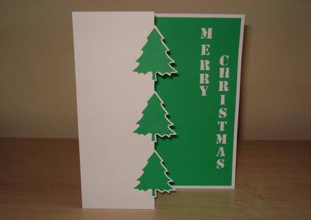 Tree Card Edge Tree Edge Foldback Card - CUP700874_648 | Craftsuprint