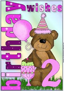 Girls 6th Birthday Card Front and Decoupage - CUP419093_38 | Craftsuprint