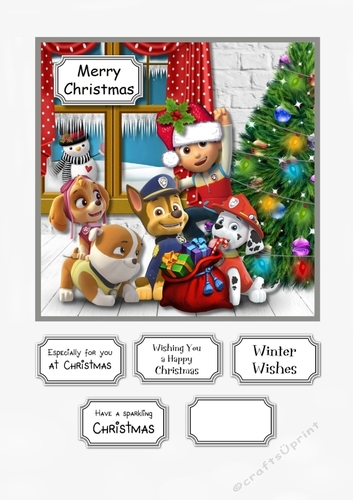 Paw Patrol Christmas - CUP1135838_43516 | Craftsuprint