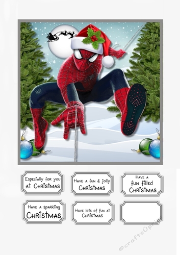 Spiderman Christmas - CUP1166279_43516 | Craftsuprint