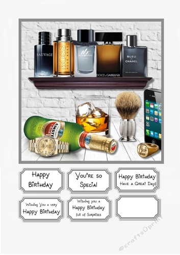 Male Birthday - CUP1170717_43516 | Craftsuprint