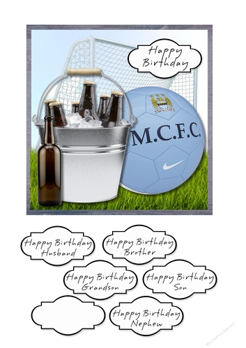 Manchester city fc and beer - CUP827759_43516 | Craftsuprint