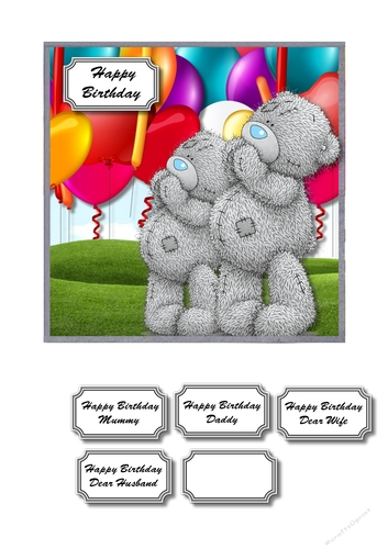tatty teddy birthday balloons