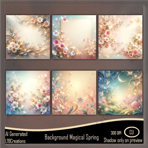 Background Magical Spring - CUP1282739_124286 | Craftsuprint