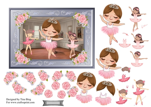 Little ballet dancers - CUP1199332_2738 | Craftsuprint