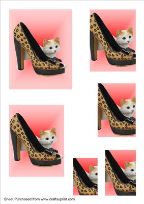 High Heeled Kitten - CUP178158_33 | Craftsuprint