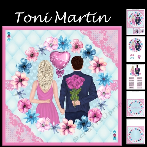 Romantic Couple Decoupage Mini Kit - CUP1094404_1894 | Craftsuprint