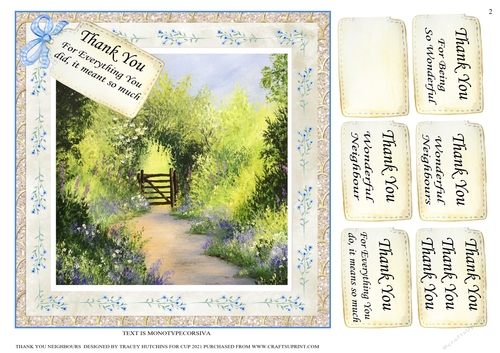 THANK YOU NEIGHBOURS V2 / NEIGHBOUR 2 - CUP1120029_25427 | Craftsuprint