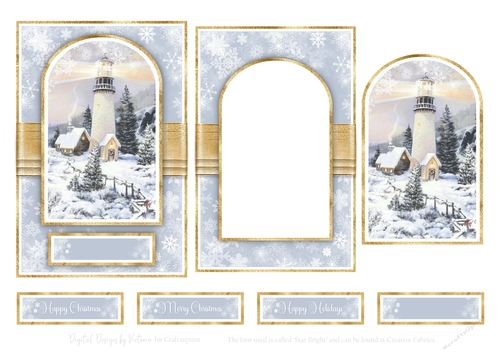 Christmas 6x4 inch Quick Card No.12 - CUP1180922_43136 | Craftsuprint