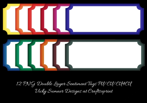 Sentiment Tags in Autumn Fall Colours set of 12 - CUP809048_43136 ...