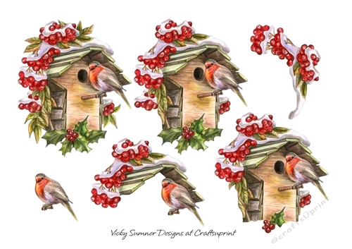 Robin Red Breast Clipart - CUP815321_43136 | Craftsuprint