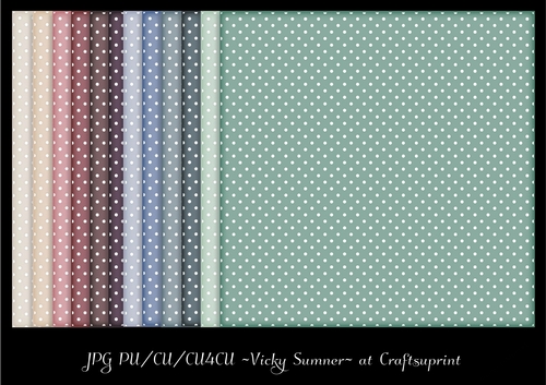 Soft Spring Polka Dot Paper - CUP855810_43136 | Craftsuprint