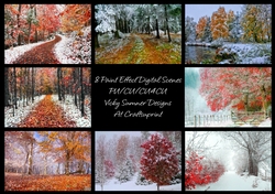 Autumn Fall Winter Paint Effect Digital Scenes - Photo by Susan ...