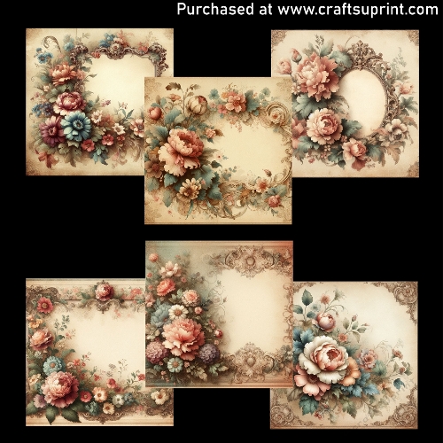 Vintage - CARD FRONTS - CUP1380111_124952 | Craftsuprint