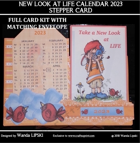 2022 New Look At Life Stepper Calendar Card Kit - Cup1118832_2237 | Craftsuprint