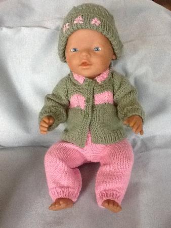 knitted baby doll