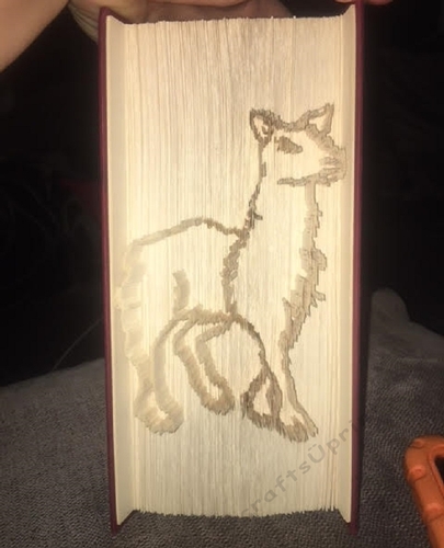 Llama Cut &amp; Fold Book Folding Pattern - CUP843087_85731 | Craftsuprint