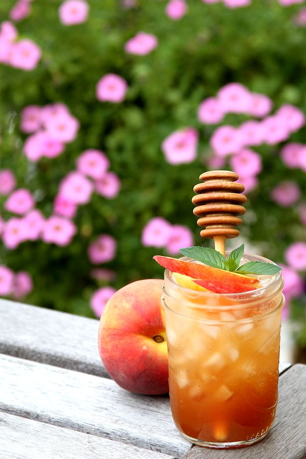 Spiked Peach Honey Iced Tea – A Cup of Sugar … A Pinch of Salt