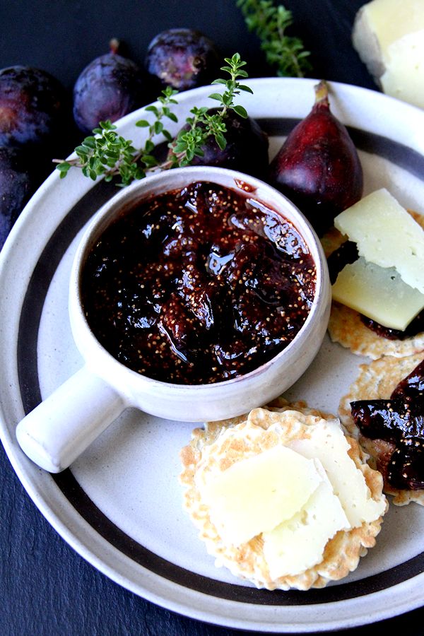 Fig Honey and Thyme Jam A Cup of Sugar … A Pinch of Salt
