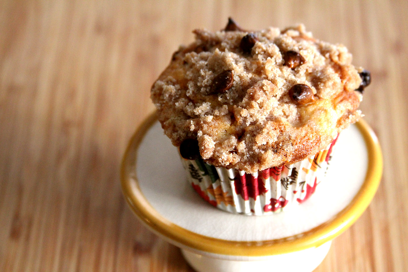 Apple Cinnamon Chip Muffins A Cup of Sugar … A Pinch of Salt