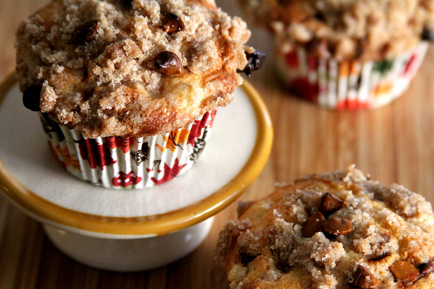 Apple Cinnamon Chip Muffins A Cup of Sugar … A Pinch of Salt