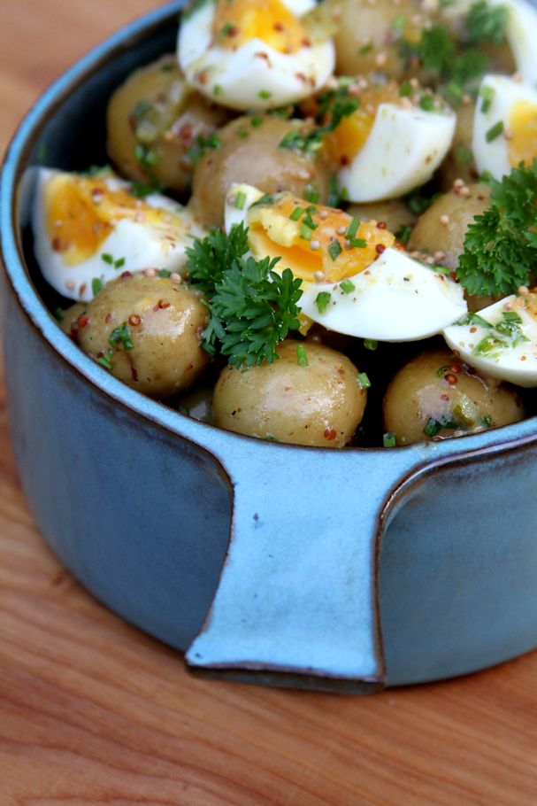 Frenchstyle Herb Potato and Egg Salad A Cup of Sugar … A Pinch of Salt