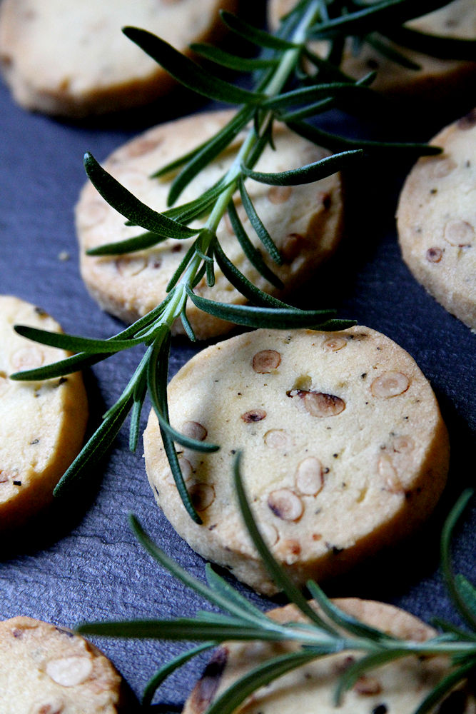 Rosemary Pine Nut Sablé Cookies A Cup of Sugar … A Pinch of Salt