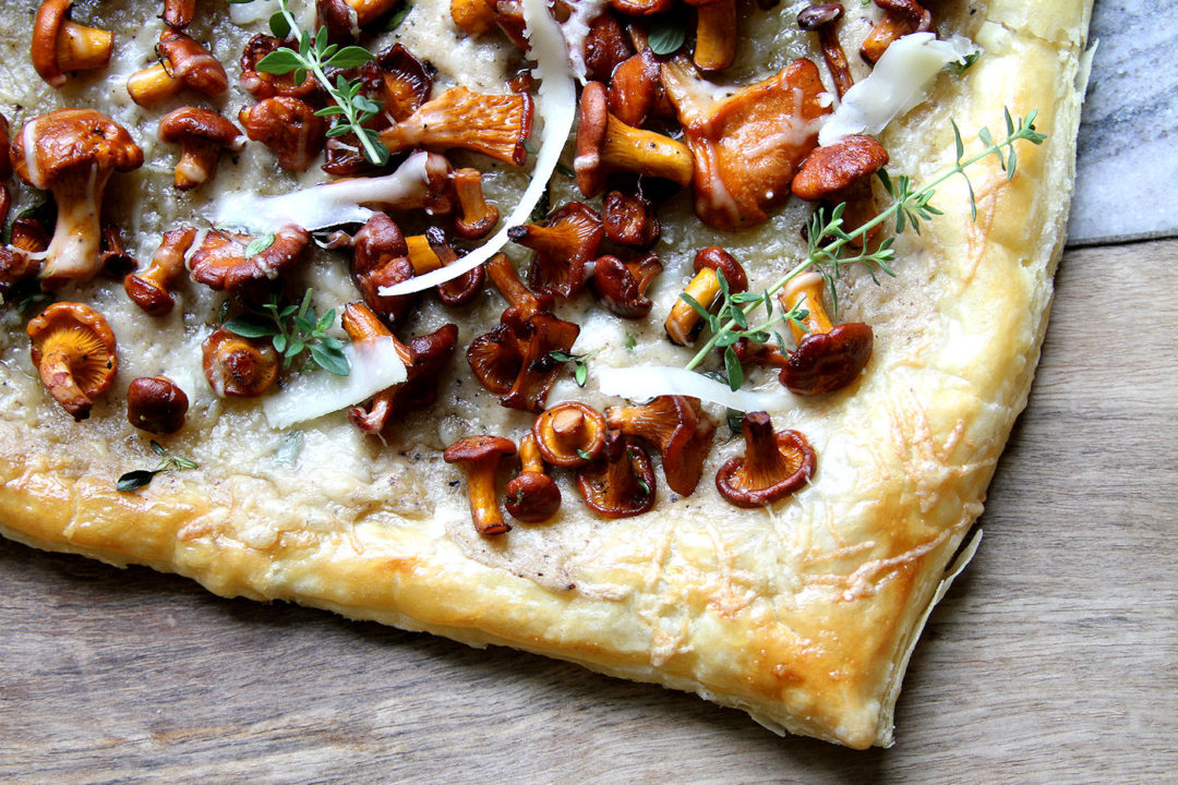 Chanterelle Gruyère and Thyme Tart A Cup of Sugar … A Pinch of Salt