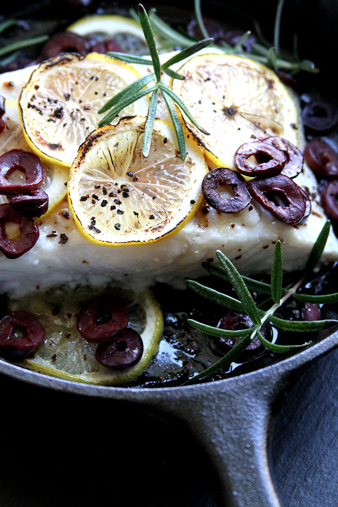 Tuscan Halibut With Lemons, Olives and Rosemary A Cup of Sugar … A