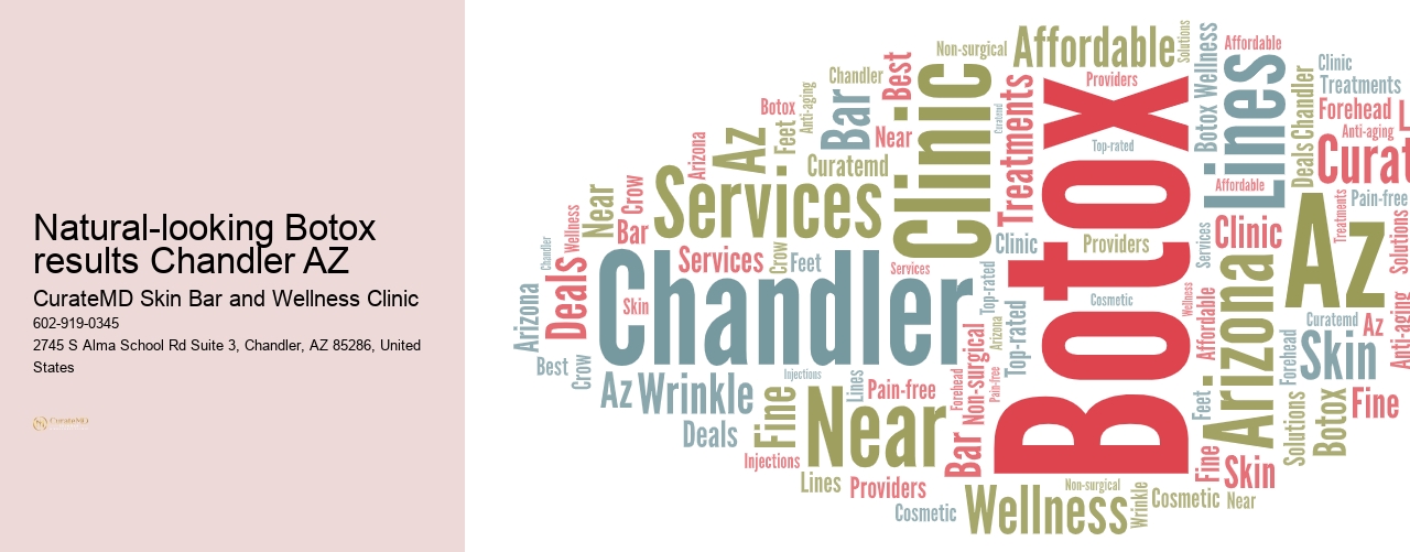Natural-looking Botox results Chandler AZ