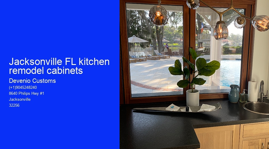 Jacksonville FL kitchen remodel cabinets