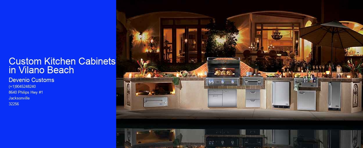 Custom Kitchen Cabinets in Vilano Beach